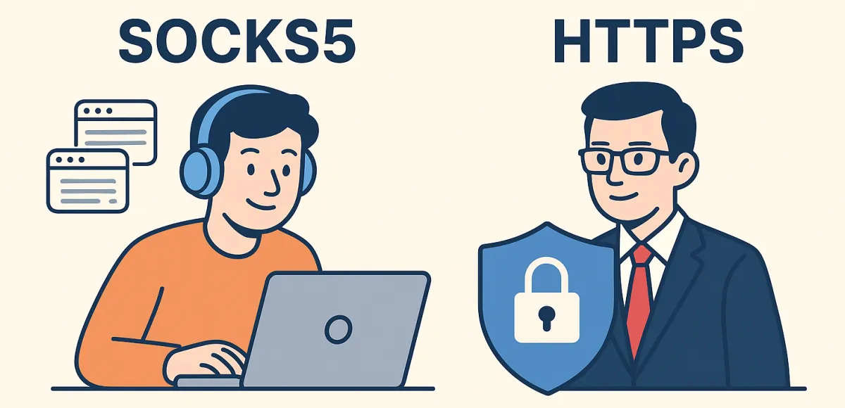 SOCKS5 vs. HTTPS: Welche Option wählen?